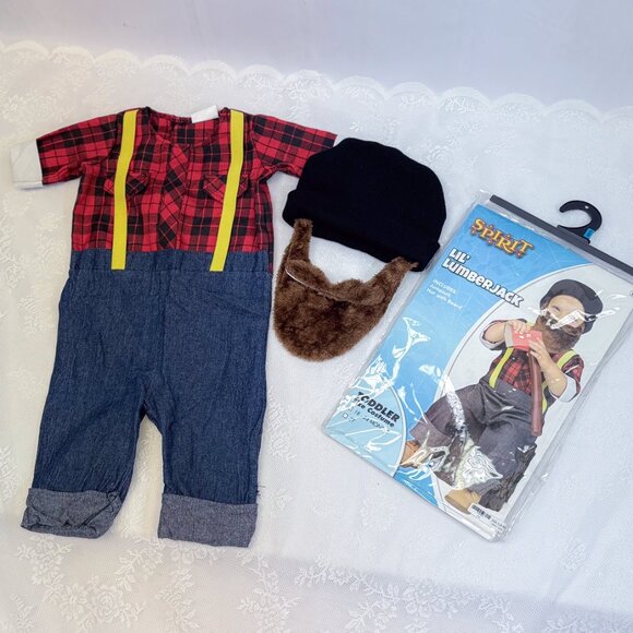 Baby Little Lumberjack Halloween Costume 18-24 mo Logger Outfit - Picture 2 of 11
